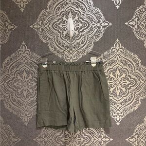 Banana Republic High Waist Green Shorts